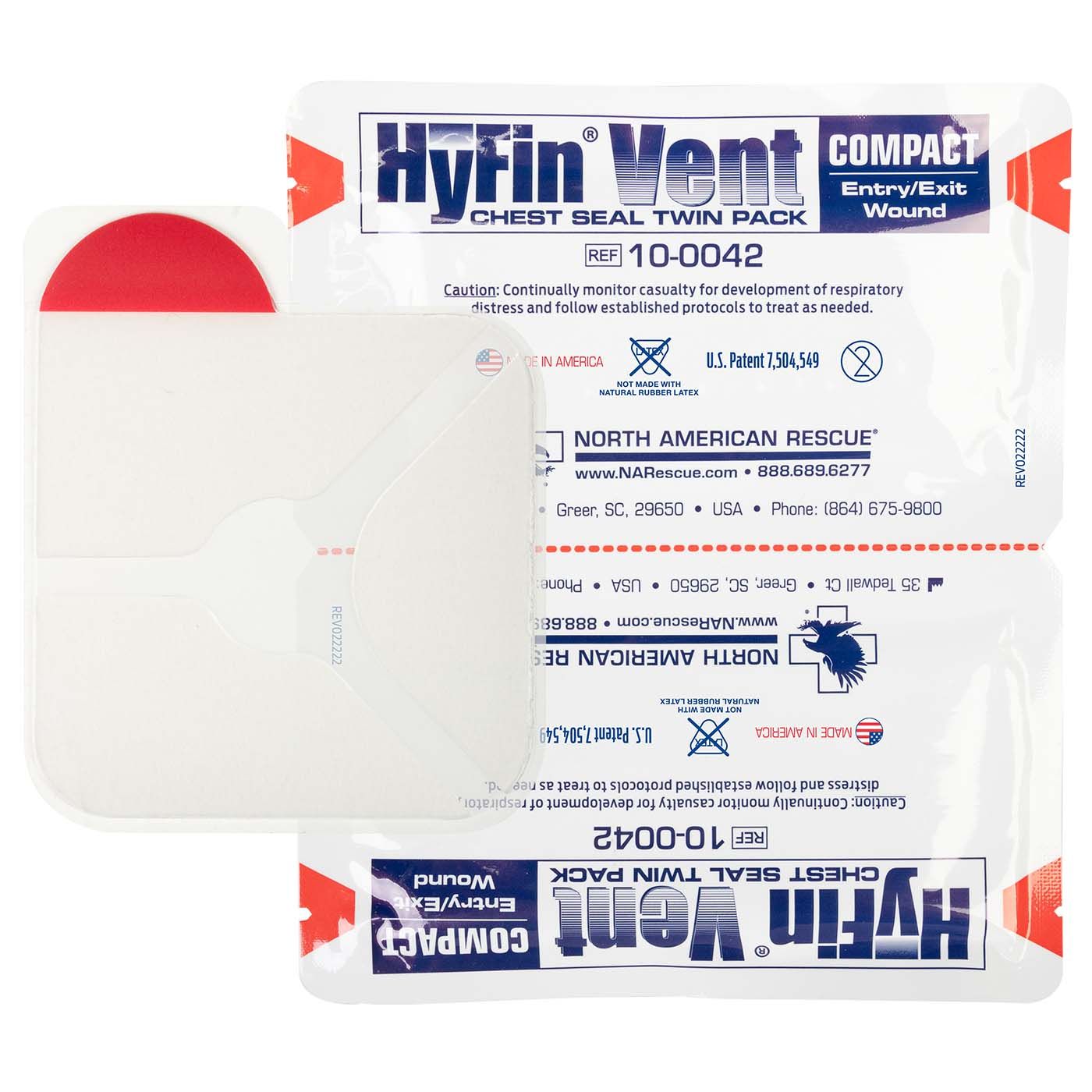 Hyfin Vent Compact Chest Seals Twin Pack
