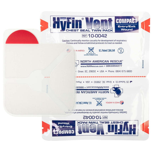 Hyfin Vent Compact Chest Seals Twin Pack